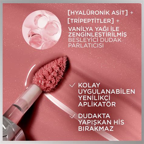 L'Oréal Paris Plump Ambition Hyaluron Lip Oil Besleyici ve Nemlendirici Dudak Parlatıcısı 101 ...