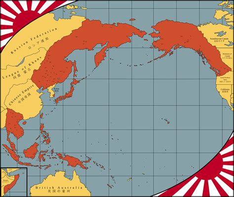Japanese Empire 1907 [Historiae Mutetur] : r/imaginarymaps