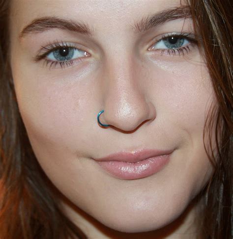 Fake Nose Ring Clip on Nose Ring Faux Nose Ring Hoop - Etsy
