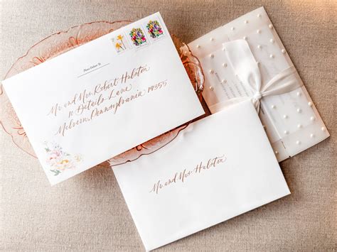 Addressing inner envelopes for wedding invitations ...