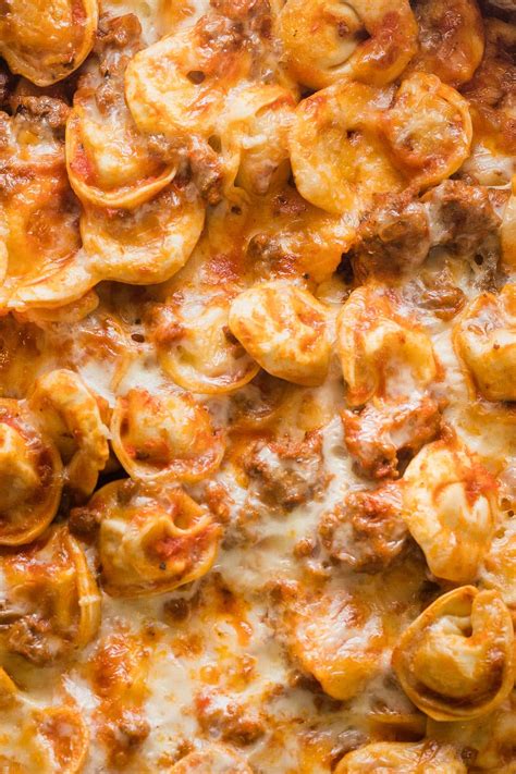 Baked Tortellini (10 Minutes Prep!) - Nourish and Fete