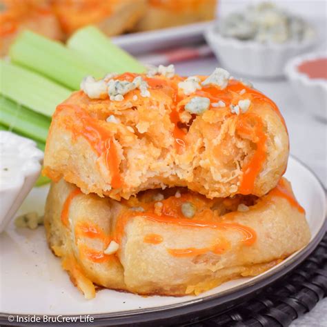 Buffalo Chicken Pizza Rolls Recipe - Inside BruCrew Life