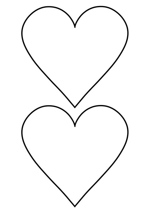 Printable Heart Templates