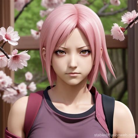 Sakura Haruno: Realistic Anime-Proportioned Person | Stable Diffusion ...