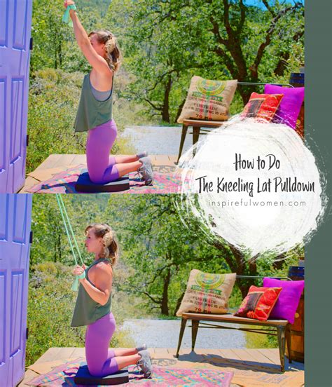 Kneeling Band Lat Pull Down - Inspireful Women