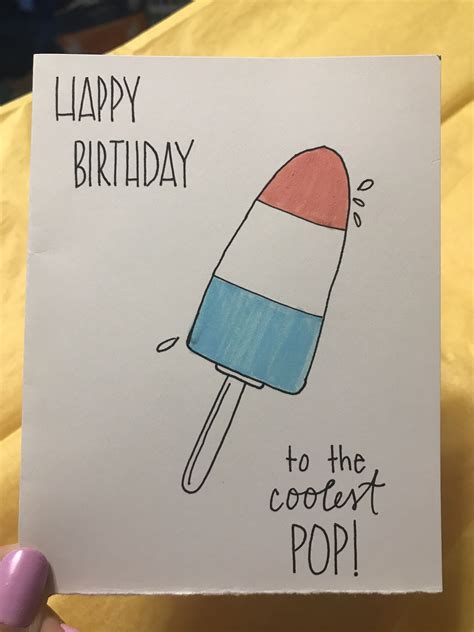 Diy Birthday Card Ideas For Dad - Birthday Card Dad Cards Handprint ...