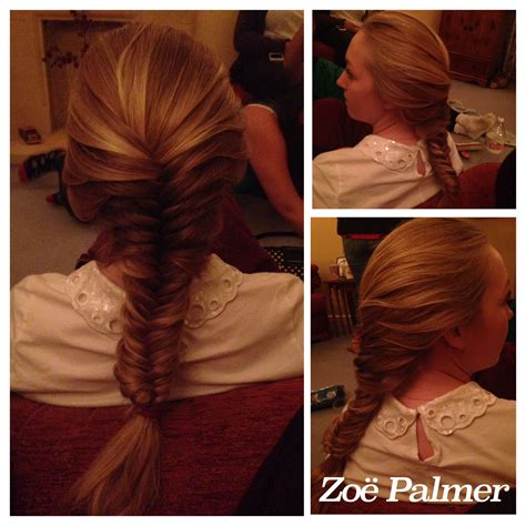 Alex wearing a Loose French fishtail plait! | Fishtail plait, French ...