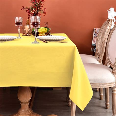 Amazon.com: MEANMOY Yellow 210 GSM Water & Stain Resistant Rectangle ...