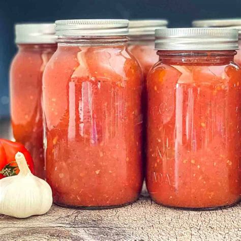 Homemade Canned Spaghetti Sauce Recipe with Fresh Tomatoes