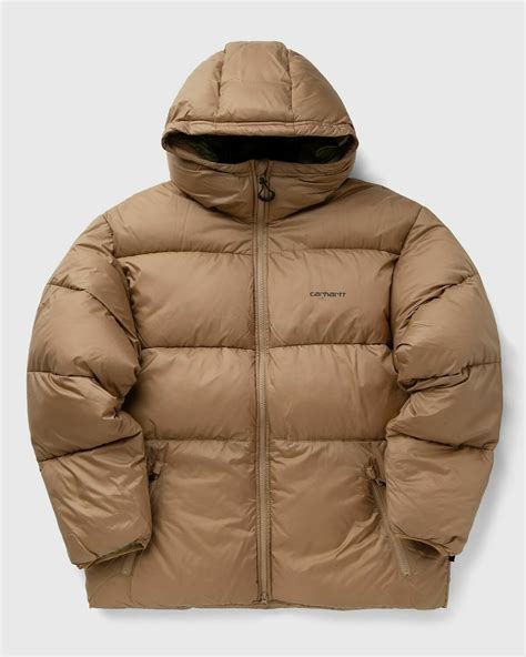 Carhartt WIP Toronto Jacket Brown Mens Down & Puffer Jacket Carhartt WIP