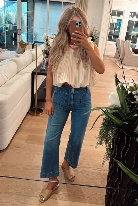 Mare Mare Sleeveless Pleated Top curated on LTK | Women easter outfits ...