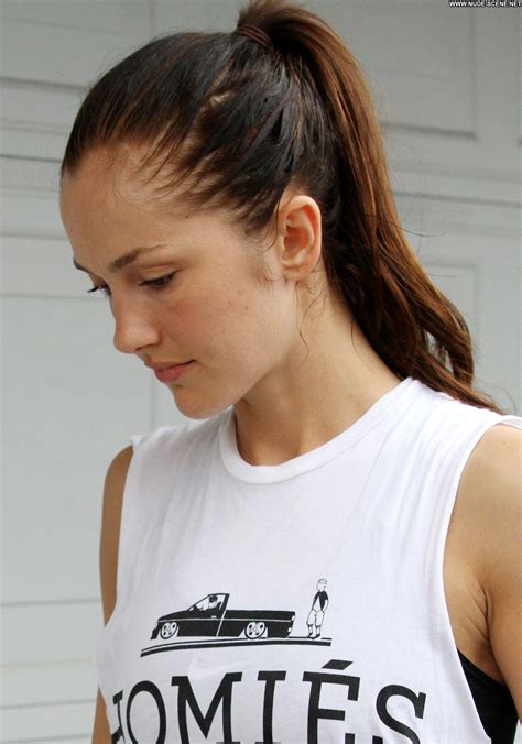 Minka Kelly Gym Babe Straight Beautiful Posing Hot Candids