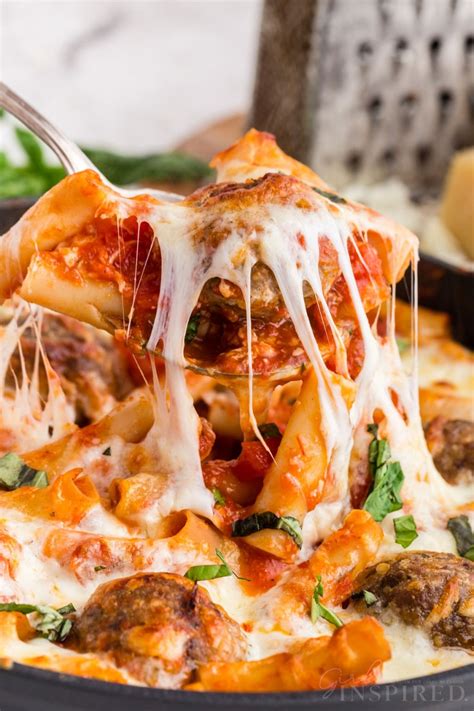 Baked Ziti With Meatballs