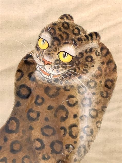 Korean Minhwa Tiger and Magpie Painting on Silk, Jakhodo, Late 19th ...