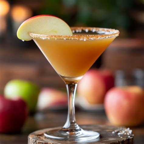 Salted Caramel Apple Martini Recipe - RecipeStrip