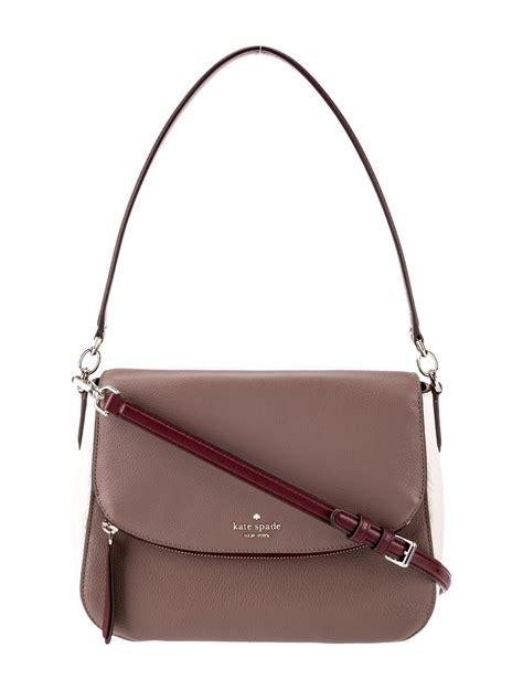 Kate Spade New York Leather Shoulder Bag - Brown Shoulder Bags ...