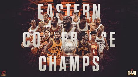 Cleveland Cavaliers Eastern Conference Champions Wallpaper