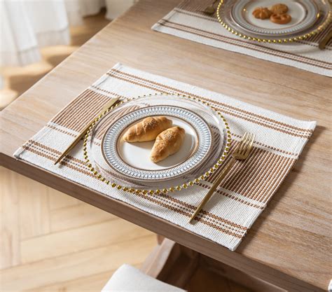 Amazon.com: Placemats Set of 6 for Dining Table Décor, Woven Cloth ...