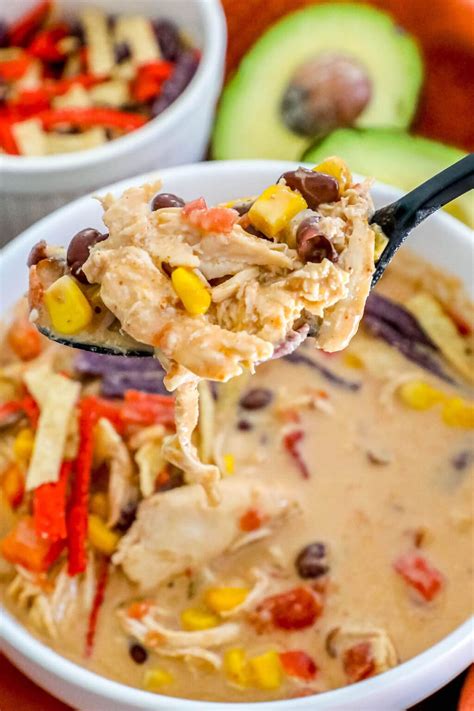 Creamy Chicken Taco Soup - Sweet Cs Designs