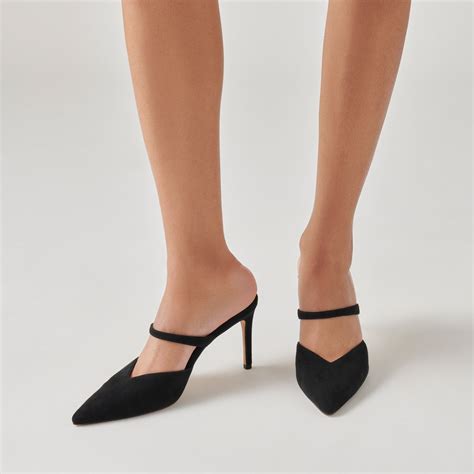 KANIKA HEELS ONYX SUEDE - Dolce Vita