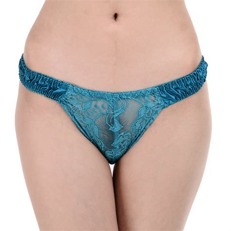Women's Pure Silk Lace Thong 4 pairs in One Pack | eBay