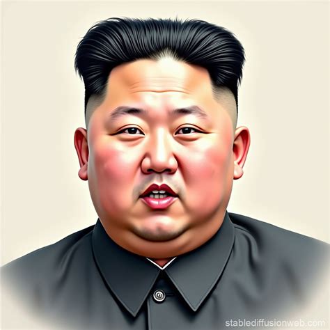 it creates an image of north korean leader kim jong un draw an image of ...