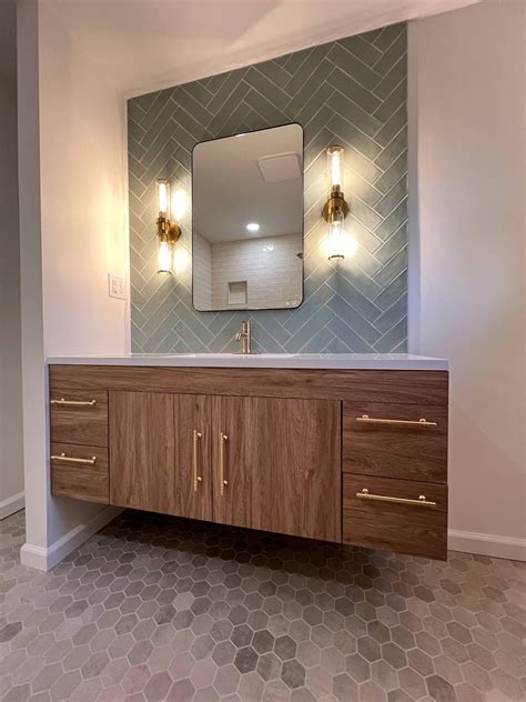 Modern Master Bathroom Remodel - Sycamore Township, Ohio - Basement ...