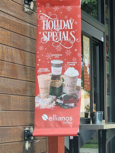 Menu at Ellianos Coffee Company, Valdosta, Baytree Rd