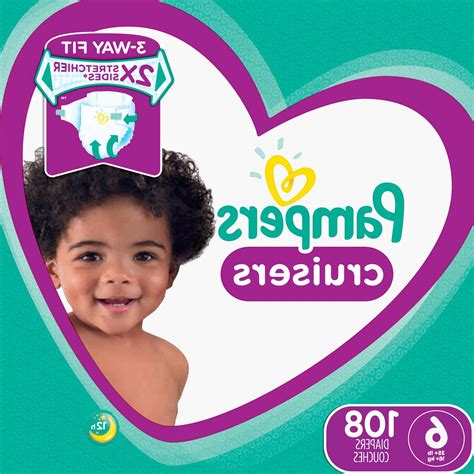 Pampers Cruisers Diapers Size 6 for Your Ba
