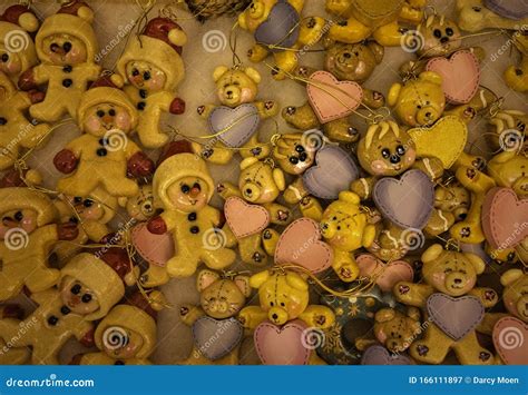 Teddy bear ornaments stock image. Image of ornaments - 166111897