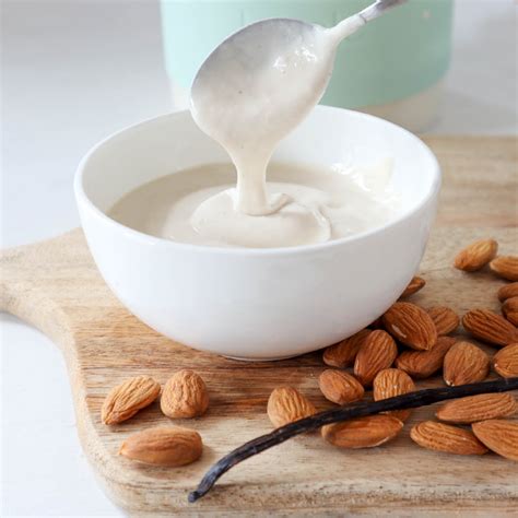 Homemade vanilla almond milk yogurt recipe - Luvele US