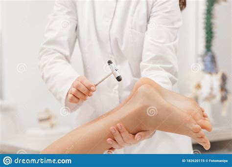 Achilles Tendinitis,painful Of Leg And Ankle In Joint Of The Bone ...