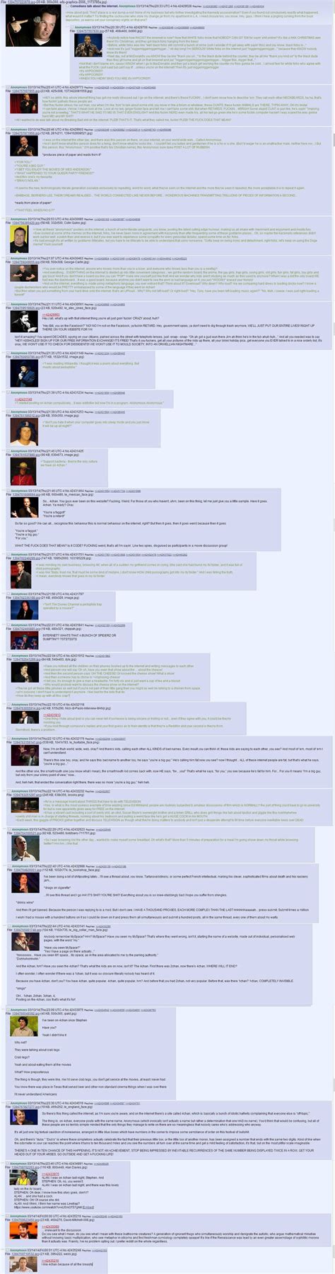 /tv/ imagines comedians talking about the internet. : r/4chan