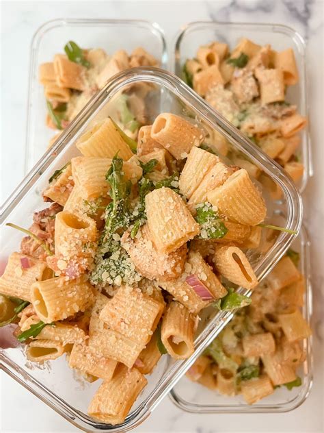 High Protein Chicken Pasta Meal Prep at Michiko Durbin blog