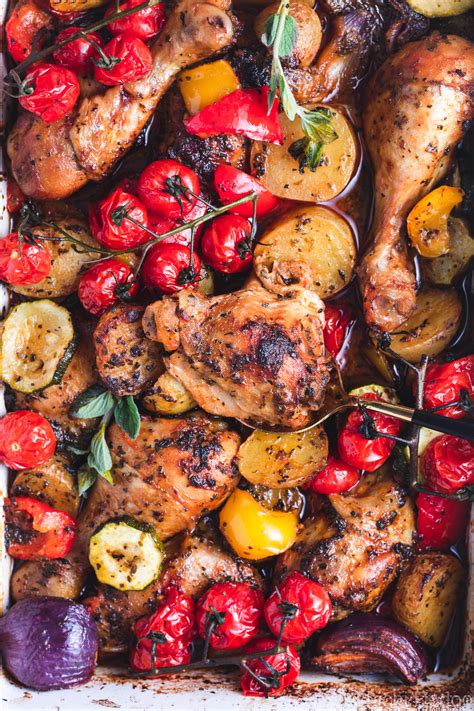 Baked Chicken With Vegetables