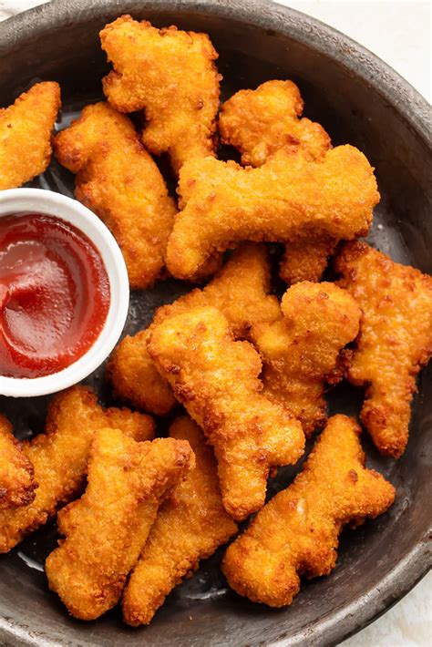 Frozen Dino Chicken Nuggets Air Fryer at Lewis Bonnett blog