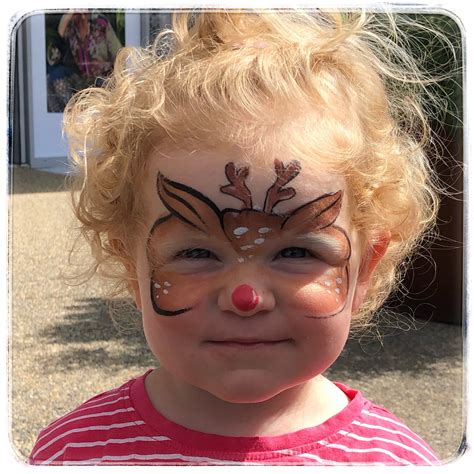 Reindeer Face Paint Ideas