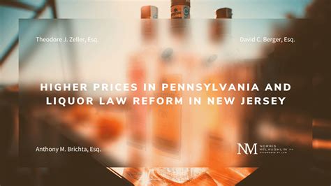 Higher Prices in Pennsylvania and Liquor Law Reform in New Jersey ...