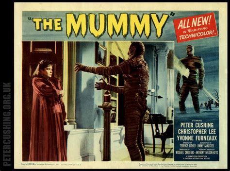 PETER CUSHING CHRISTOPHER LEE YVONNE FURNEAUX: 'THE MUMMY' HAMMER FILM ...
