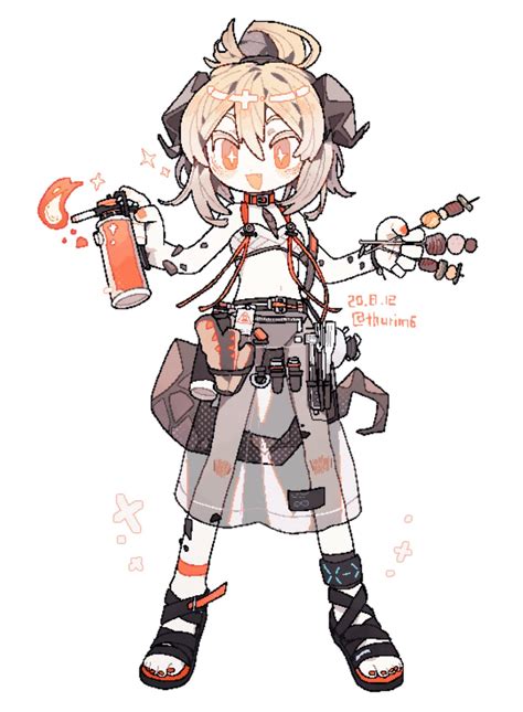 ifrit (arknights) drawn by thurim6 | Danbooru