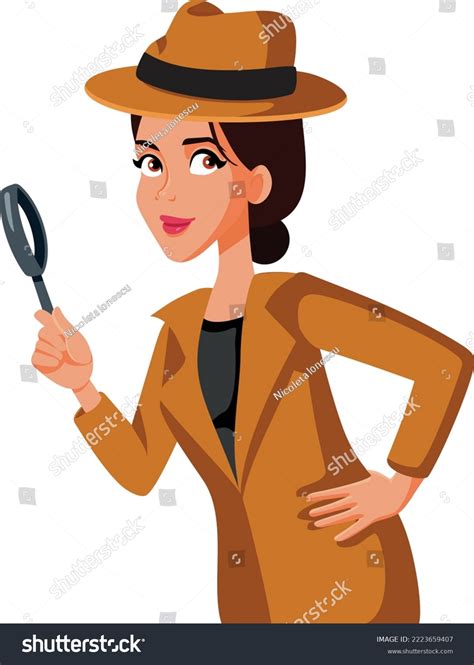 Girl Crime Scene Investigator Clipart