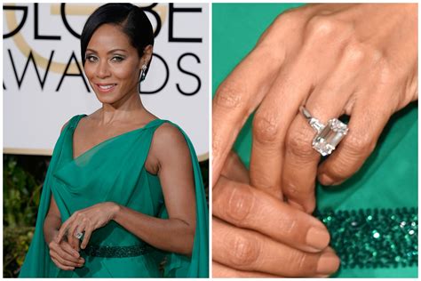 Celebrity Engagement Rings Emerald Cut at Eileen Towner blog