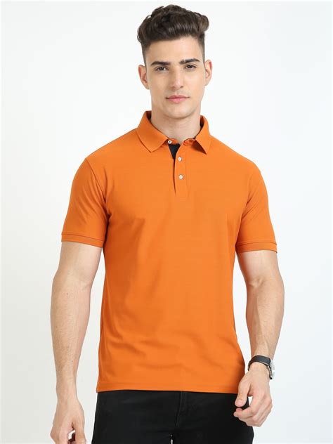 Shop Latest orange polo t shirt For Men Online at Finch