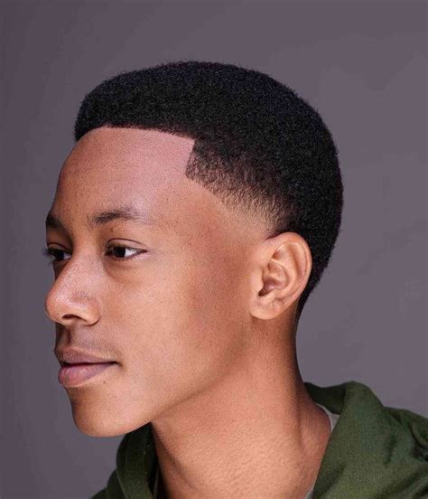 Temp Fade Haircut Black Men