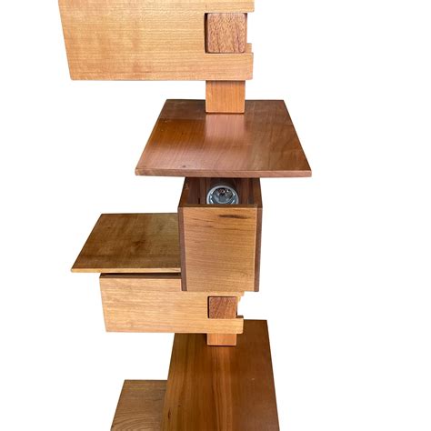 20th Century American Pair of Walnut Floor Lamps by Frank Lloyd Wright ...