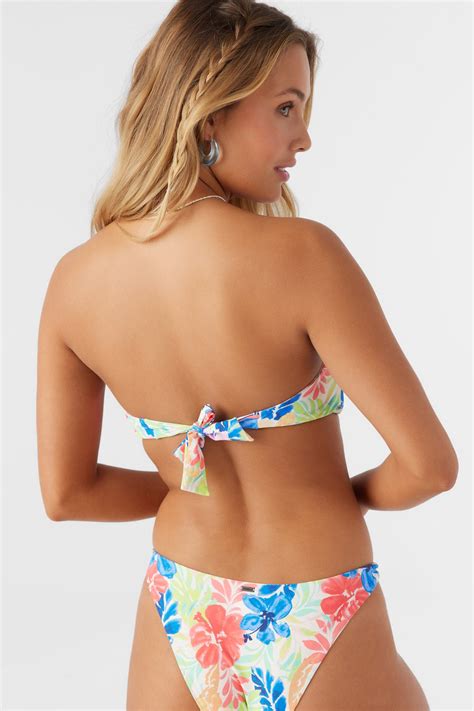 Bella Tropical Skye Bandeau Top - Vanilla | O'Neill