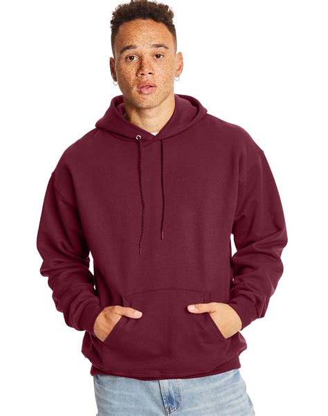 Hanes Hoodie Men's Sweatshirt Ultimate Heavyweight Cotton Tagless ...