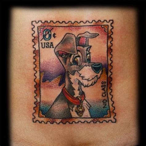 Lady And The Tramp Stamp Tattoo - Famous Stamp Collections