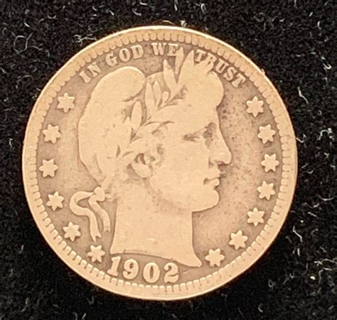 1902 BARBER QUARTER SILVER COIN | Property Room