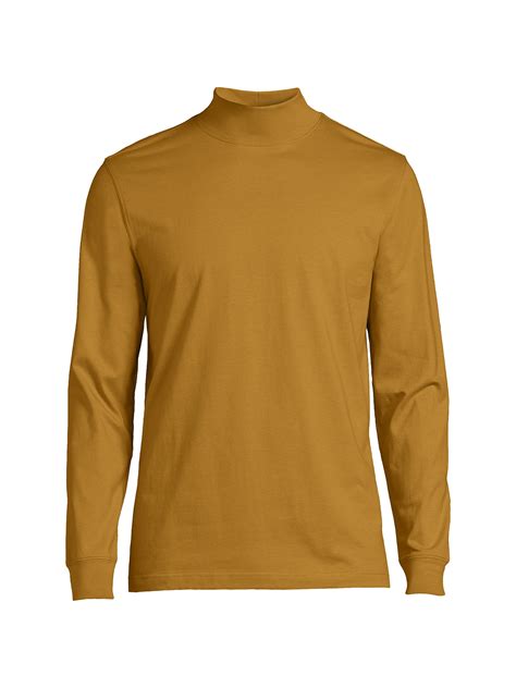 Lands' End Men's Tall Super-T Mock Turtleneck - Walmart.com